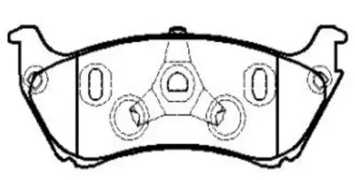 Тормозные колодки дисковые CTR CKBZ-39