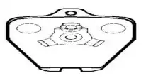 Тормозные колодки дисковые CTR CKVW-74