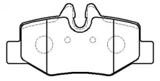 Тормозные колодки дисковые CTR CKBZ-41