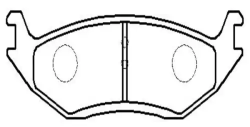 Тормозные колодки дисковые CTR CKCR-31