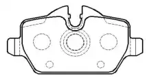 Тормозные колодки дисковые CTR CKB-22