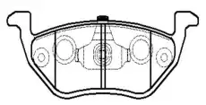 Тормозные колодки дисковые CTR CKF-61