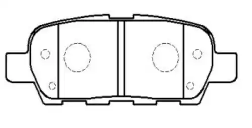 Тормозные колодки дисковые CTR CKN-131