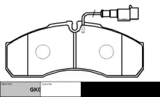 Тормозные колодки дисковые CTR CKN-133