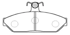 Тормозные колодки дисковые CTR CKF-63