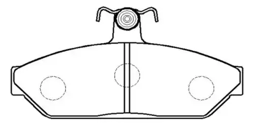 Тормозные колодки дисковые CTR CKF-63