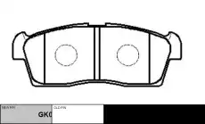 Тормозные колодки дисковые CTR CKS-24