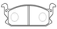 Тормозные колодки дисковые CTR CKD-2