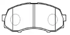Тормозные колодки дисковые CTR CKD-8