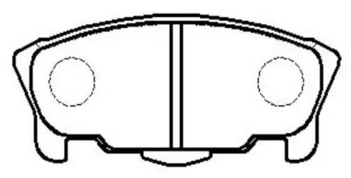 Тормозные колодки дисковые CTR CKD-10