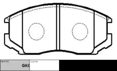 Тормозные колодки дисковые CTR CKD-15