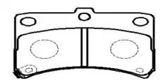 Тормозные колодки дисковые CTR CKD-16
