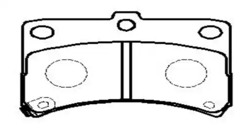 Тормозные колодки дисковые CTR CKD-16
