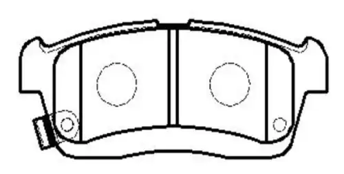 Тормозные колодки дисковые CTR CKD-20