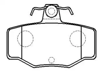 Тормозные колодки дисковые HSB HP9786
