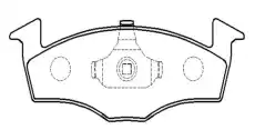 Тормозные колодки дисковые CTR CKVW-81