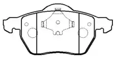 Тормозные колодки дисковые CTR CKVO-15