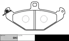 Тормозные колодки дисковые CTR CKRN-30