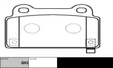 Тормозные колодки дисковые CTR CKM-77
