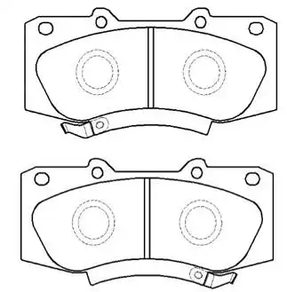 Тормозные колодки дисковые HSB HP9961