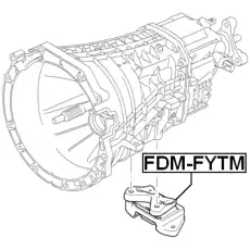 Подушка крепления КПП FEBEST FDM-FYTM