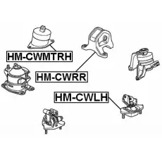 Подушка крепления двигателя FEBEST HM-CWRR
