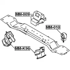 Подушка крепления двигателя FEBEST MM-009