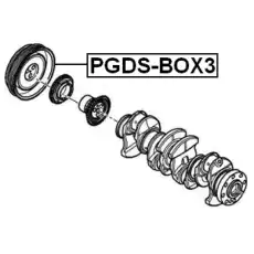 Шкив коленвала FEBEST PGDS-BOX3