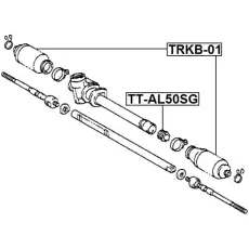  ВТУЛКА РУЛЕВОЙ РЕЙКИ TT-AL50SG FEBEST