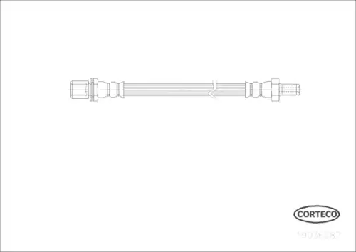 Brake Hose 19036287 CORTECO
