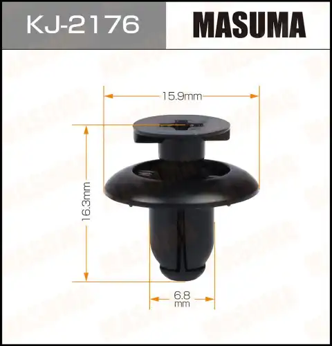 КЛИПСА КРЕПЕЖНАЯ 'MASUMA' 2176-KJ KJ-2176