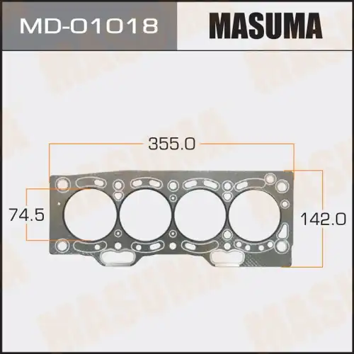 Прокладка ГБЦ MASUMA MD-01018