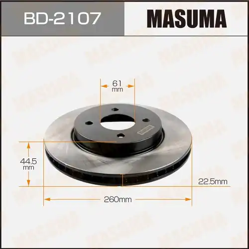 Тормозной диск MASUMA BD-2107
