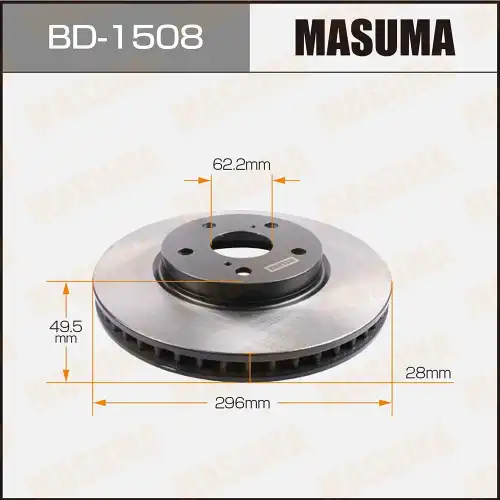 Тормозной диск MASUMA BD-1508