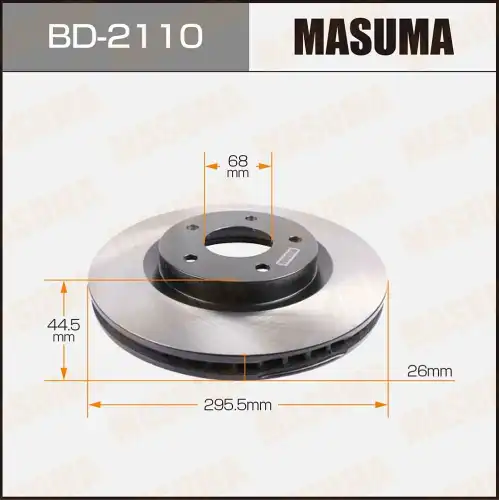Тормозной диск MASUMA BD-2110