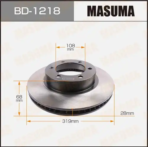 Тормозной диск MASUMA BD-1218