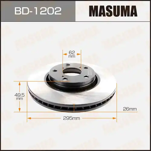 Тормозной диск MASUMA BD-1202
