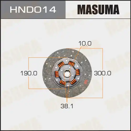 Диск сцепления MASUMA HND014