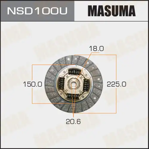 Диск сцепления MASUMA NSD100U