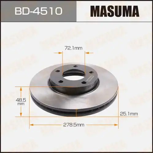 Тормозной диск MASUMA BD-4510