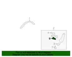 CLIP, PLASTIC 75398-30040 TOYOTA / LEXUS
