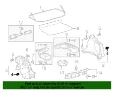 Клипса 90467-W0005 TOYOTA / LEXUS