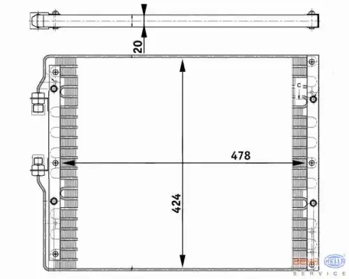 Интеркулер HELLA 8FC 351 302-181