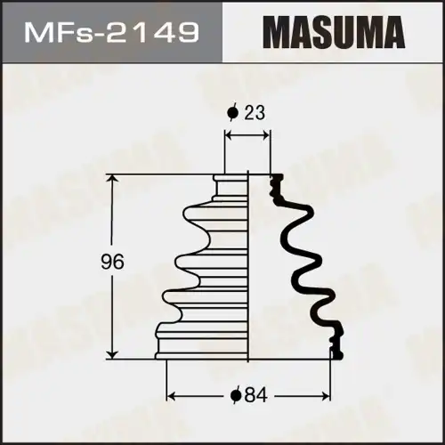 Пыльник ШРУСа MFs-2149 MASUMA
