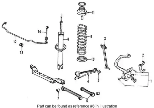 Сайлентблок 52384-SE0-014 HONDA