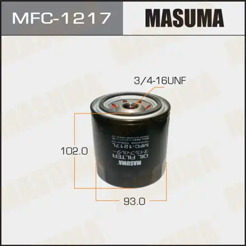 Фильтр масляный MASUMA MFC-1217
