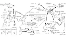 Шланг тормозной 46210-0W06A NISSAN