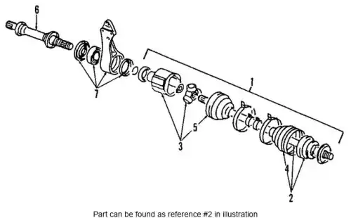 ШРУС MB837347 MITSUBISHI