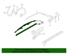 Щетка стеклоочистителя LC64-67-330 MAZDA