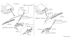 Щетка стеклоочистителя 28890-53A00 NISSAN